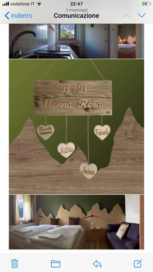 B And B Nonna Rosa Vista Lagorai Capriana Dış mekan fotoğraf